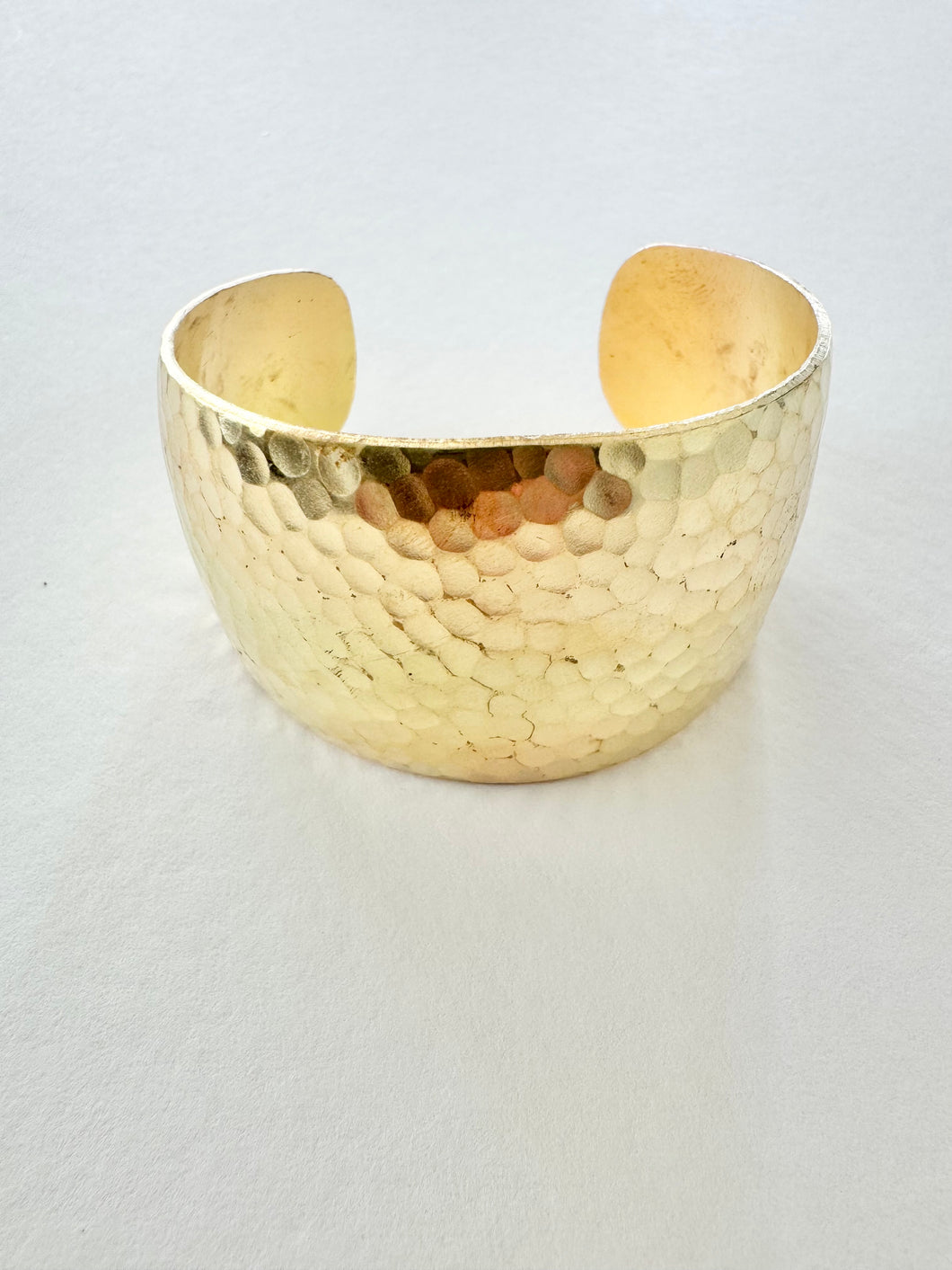 hammered bracelet cuff