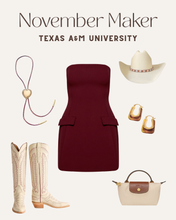 Load image into Gallery viewer, let&#39;s rodeo maroon heart
